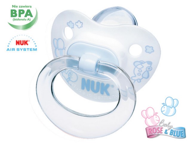 Nuk Baby Blue Smoczek interakcje ulotka smoczek - 1 szt.