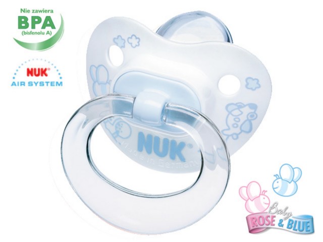 Nuk Baby Blue Smoczek interakcje ulotka   1 szt.