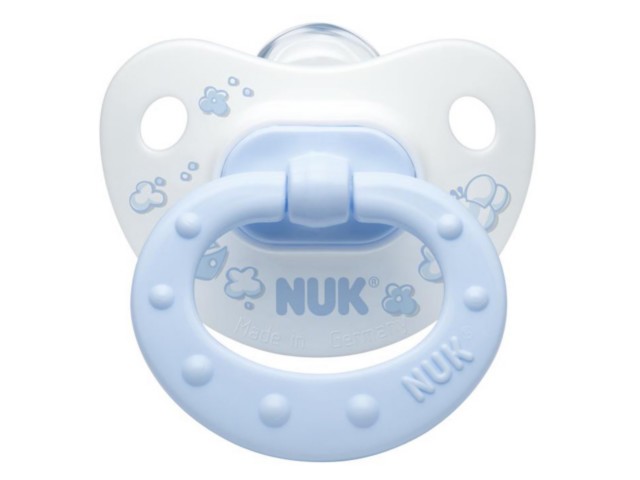 Nuk Baby Blue Smoczek uspokajający silikonowy 739.191 interakcje ulotka smoczek  1 szt.