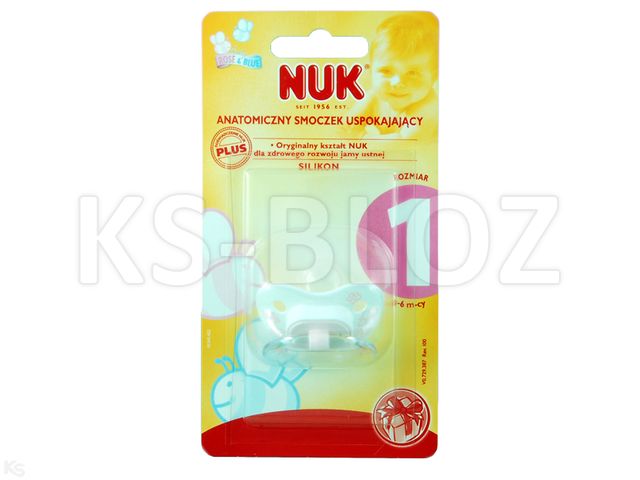 Nuk Baby Rose Smoczek uspokajający silikonowy 729573 1 0-6 miesięcy interakcje ulotka smoczek - 1 szt.
