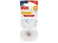 Nuk Day&night Star Smoczek uspokajający silikonowy biały/różowy 10730692 0-6 miesięcy interakcje ulotka smoczek  2 szt.