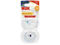 Nuk Day&night Star Smoczek uspokajający silikonowy niebieski/biały 10730692 0-6 miesięcy interakcje ulotka smoczek  2 szt.