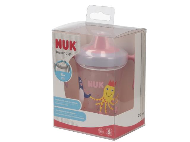 Nuk Evo Trainer Cup Kubek niekapek różowy 10751140 6 m+ interakcje ulotka kubek - 1 szt.