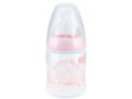 Nuk First Choice + Baby Rose Butel. 150 ml niemow. z tworzywa (pp) 1M 743.500 ze smoczk. silikon. interakcje ulotka butelka  1 szt.