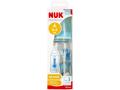 Nuk First Choice+ Butelka 240 ml z wskaźnikiem temperatury szklana turkusowa 10745121 0-6 miesięcy interakcje ulotka butelka  1 szt.