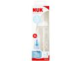 Nuk First Choice+ Butelka 300 ml z wskaźnikiem temperatury silikonowa biała 10741103 6-18 miesięcy interakcje ulotka butelka  1 szt.