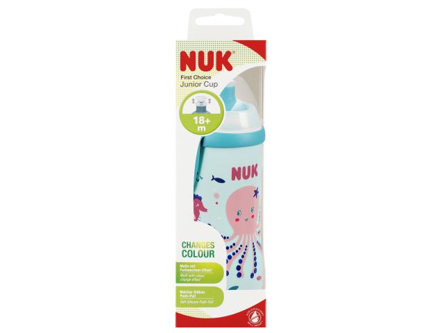 Nuk First Choice Junior Cup Kubek 300 ml turkusowy 10255576 18 m+ interakcje ulotka kubek - 300 ml