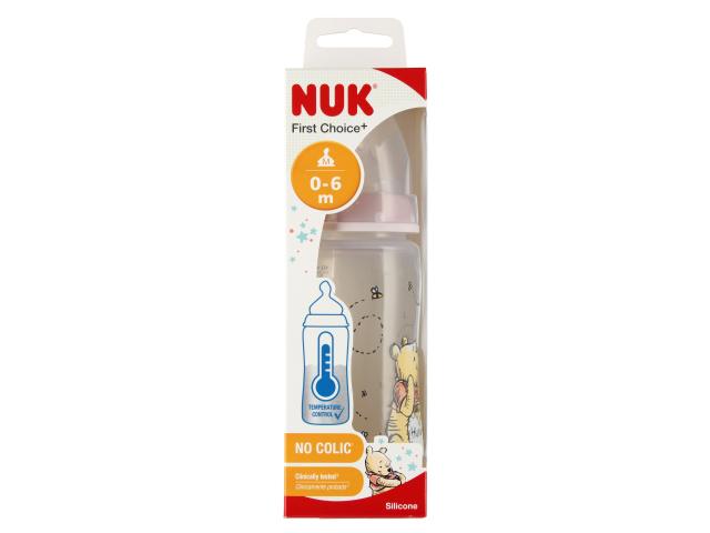 Nuk First Choice+ Kubuś Butelka 300 ml różowa 10741022 0-6 m interakcje ulotka butelka - 300 ml