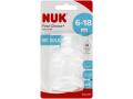 Nuk First Choice+ Smoczek do butelki silikonowy 10721.265 6-18 miesięcy interakcje ulotka smoczek  2 szt.
