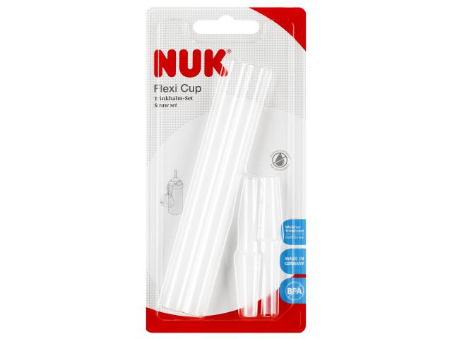 Nuk Flexi Cup Słomka do kubka silikonowa 10255562 interakcje ulotka słomka - 2 szt.