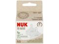Nuk For Nature Smoczek do butelki silikonowy 10124026 M interakcje ulotka smoczek  2 szt.