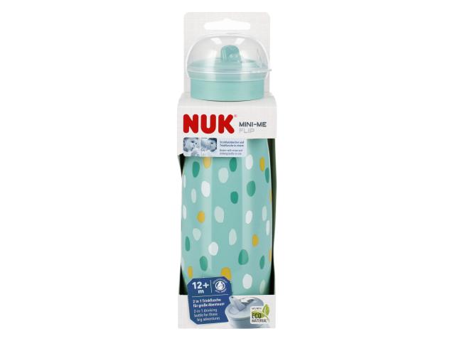 Nuk Mini-Me Flip Kubek 450 ml mini turkus 10751546 12 m+ interakcje ulotka kubek - 450 ml