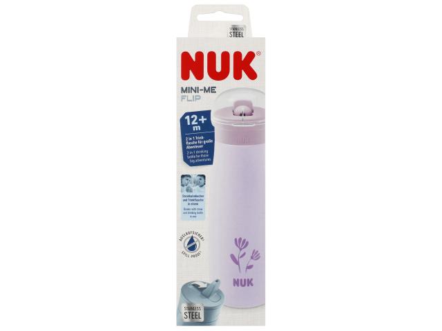 Nuk Mini-Me Flip Kubek 500 ml stal kwiat 10225329 12 m+ interakcje ulotka kubek - 1 szt.
