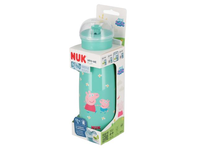 Nuk Mini-Me Peppa Kubek 450 m plastikowy 10255011 12 m+ interakcje ulotka kubek - 1 szt.