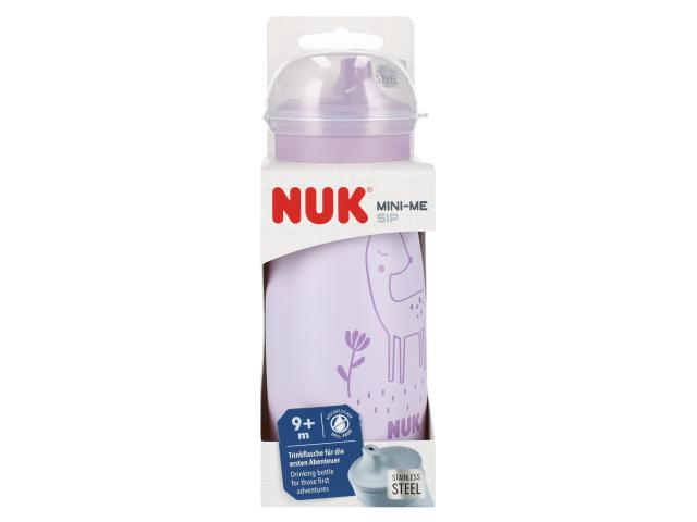 Nuk Mini-Me Sip Kubek 300 ml stalowy fiolet 10255689 9 m+ interakcje ulotka kubek - 1 szt.