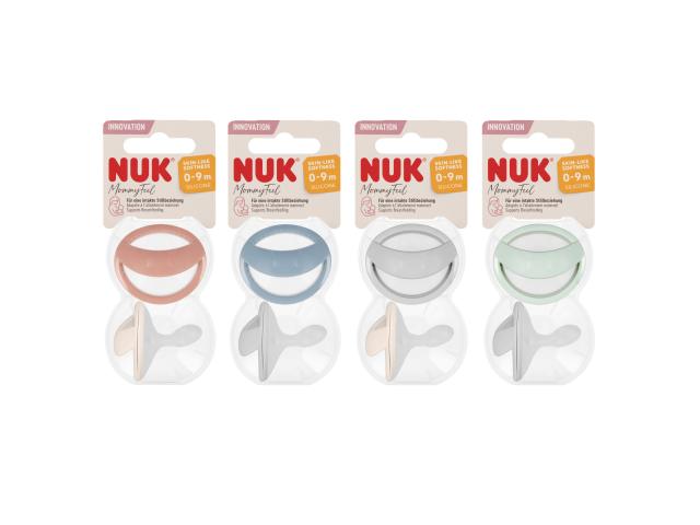 Nuk Mommy Feel Smoczek uspokajający silikonowy 10175309 0-9 miesięcy interakcje ulotka smoczek - 2 szt.