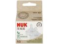 Nuk Nature Smoczek do butelki silikonowy 10124027 L interakcje ulotka smoczek  2 szt.