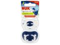Nuk Signature Night Smoczek uspokajający silikonowy niebieski 10176276 6-18 miesięcy interakcje ulotka smoczek  2 szt.