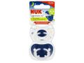Nuk Signature Night Smoczek uspokajający silikonowy niebieski 10177166 18-36 miesięcy interakcje ulotka smoczek  2 szt.