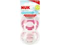 Nuk Signature Smoczek uspokajający silikonowy różowy/kwiatki 10739696 18-36 miesięcy interakcje ulotka smoczek  2 szt.