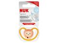 Nuk Space Lew Smoczek uspokajający silikonowy 10736385 6-18 miesięcy interakcje ulotka smoczek  1 szt.