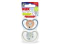 Nuk Space Night Smoczek uspokajający silikonowy lew/księżyc 10739658 18-36 miesięcy interakcje ulotka smoczek  2 szt.