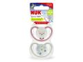 Nuk Space Night Smoczek uspokajający silikonowy owca/księżyc 10739658 18-36 miesięcy interakcje ulotka smoczek  2 szt.