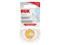 Nuk Space Słońce Smoczek uspokajający silikonowy 10736385 6-18 miesięcy interakcje ulotka smoczek  1 szt.