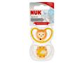 Nuk Space Smoczek uspokajający silikonowy 10736366 6-18 m interakcje ulotka smoczek  2 szt.
