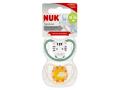 Nuk Space Smoczek uspokajający silikonowy zebra/słońce 10739501 18-36 miesięcy interakcje ulotka smoczek  2 szt.