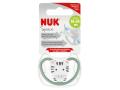 Nuk Space Tygrys Smoczek uspokajający silikonowy 10739511 18-36 miesięcy interakcje ulotka smoczek  1 szt.