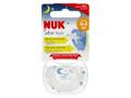 Nuk Star Night Smoczek uspokajający silikonowy biało-niebieski 10175287 0-6 miesięcy interakcje ulotka smoczek  1 szt.