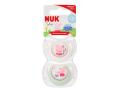 Nuk Star Peppa Pig Smoczek uspokajający silikonowy 10176335 6-18 miesięc interakcje ulotka smoczek  2 szt.