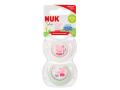 Nuk Star Peppa Pig Smoczek uspokajający silikonowy biały i pistacjowy 10177219 18-36 miesięcy interakcje ulotka smoczek  2 szt.