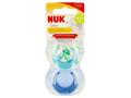 Nuk Star Smoczek uspokajający silikonowy niebieski/zielony 10739745 18-36 miesięcy interakcje ulotka smoczek  2 szt.