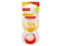 Nuk Star Smoczek uspokajający silikonowy żółty/różowy 10739745 18-36 miesięcy interakcje ulotka smoczek  2 szt.