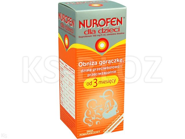 Nurofen dla dzieci interakcje ulotka zawiesina doustna 100 mg/5ml 100 ml