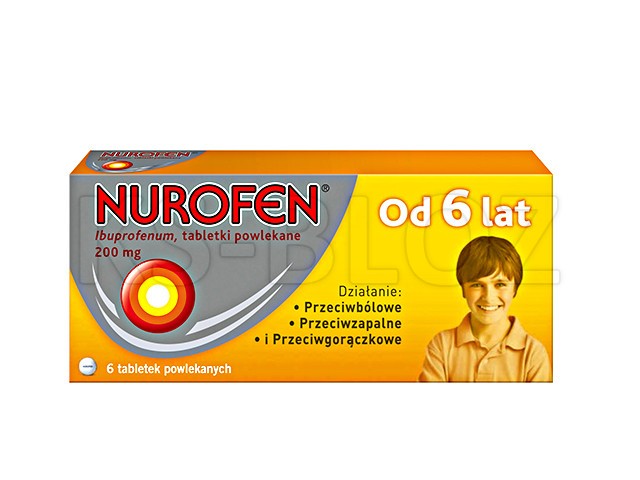 Nurofen interakcje ulotka tabletki powlekane 200 mg 6 tabl. | blister