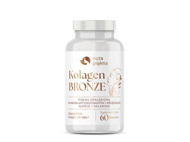 Nuta Piękna Kolagen Bronze interakcje ulotka kapsułki twarde  60 kaps.