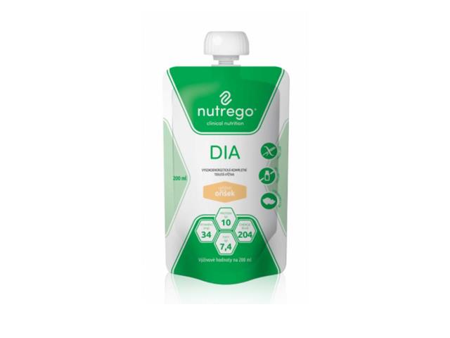 Nutrego DIA smak orzechowy interakcje ulotka płyn - 200 ml