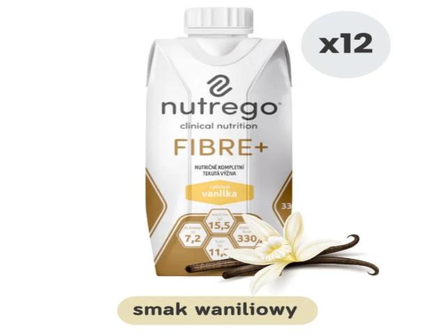 Nutrego Fibre+ o smaku waniliowym interakcje ulotka płyn - 330 ml