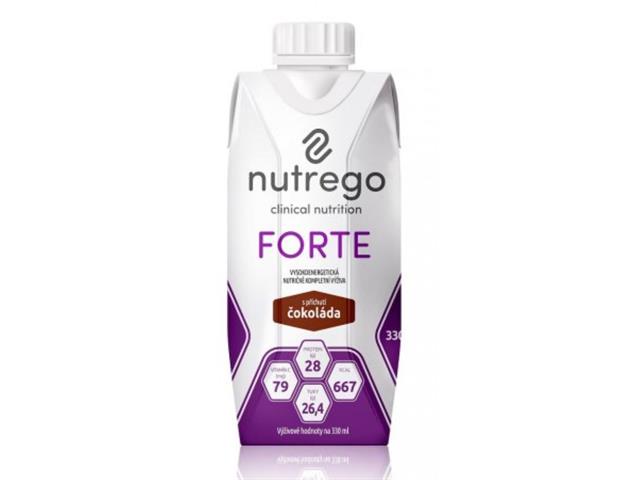 Nutrego Forte smak czekoladowy interakcje ulotka płyn  330 ml