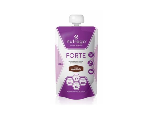 Nutrego Forte smak czekoladowy interakcje ulotka płyn - 200 ml