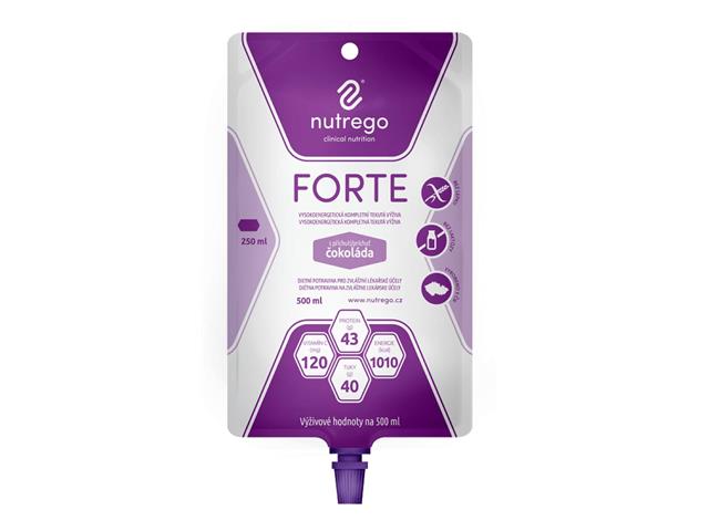 Nutrego Forte smak czekoladowy interakcje ulotka płyn - 500 ml