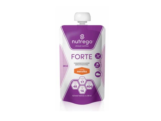 Nutrego Forte smak morelowy interakcje ulotka płyn  200 ml