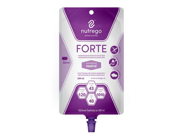 Nutrego Forte smak neutralny interakcje ulotka płyn - 500 ml