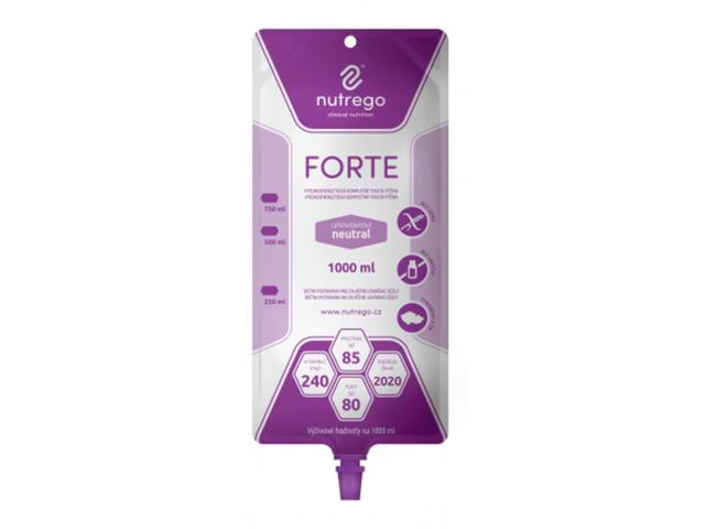 Nutrego Forte smak neutralny interakcje ulotka płyn - 1 l