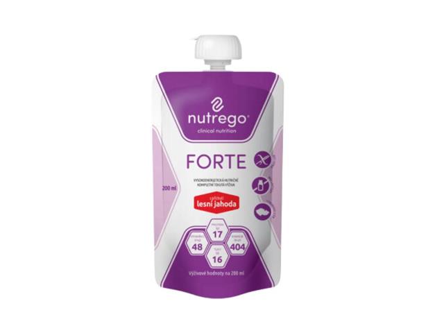 Nutrego Forte smak poziomkowy interakcje ulotka płyn - 200 ml