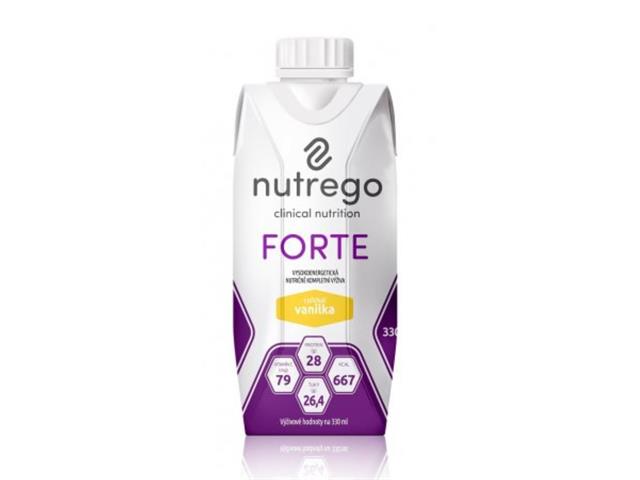 Nutrego Forte smak waniliowy interakcje ulotka płyn - 330 ml