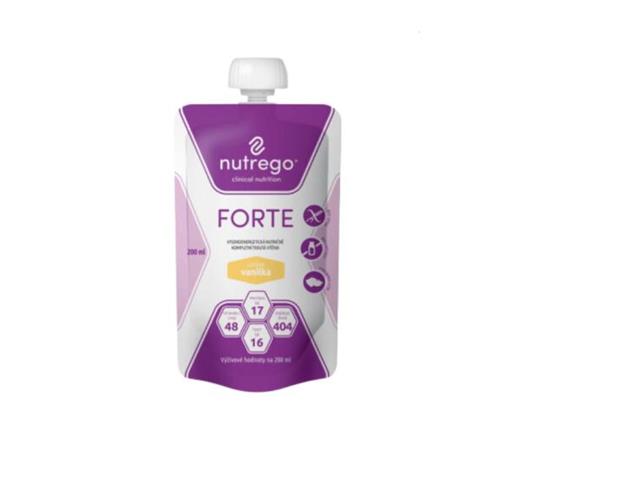 Nutrego Forte smak waniliowy interakcje ulotka płyn  200 ml